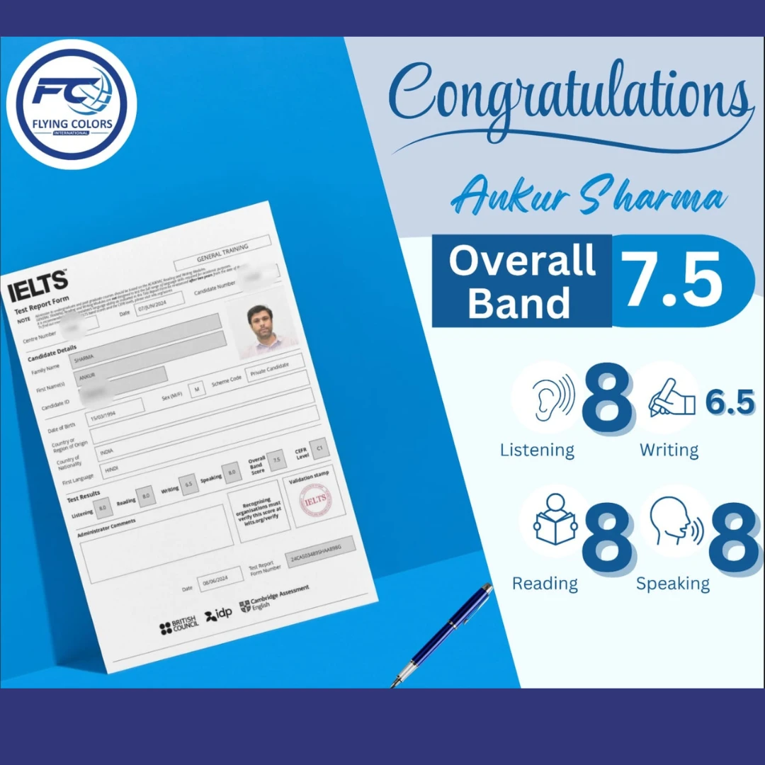 Ankur Sharma - IELTS