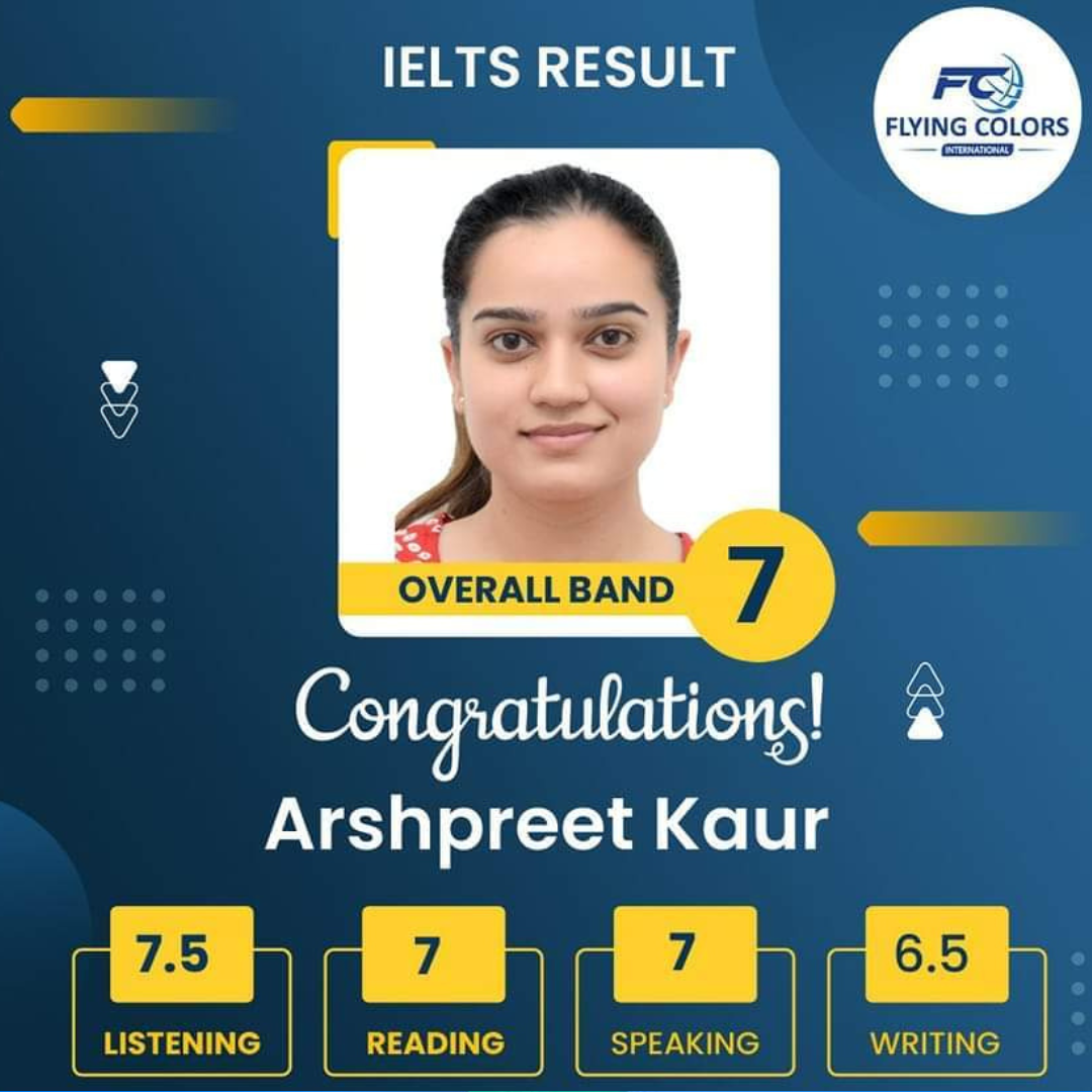 Arshpreet - IELTS